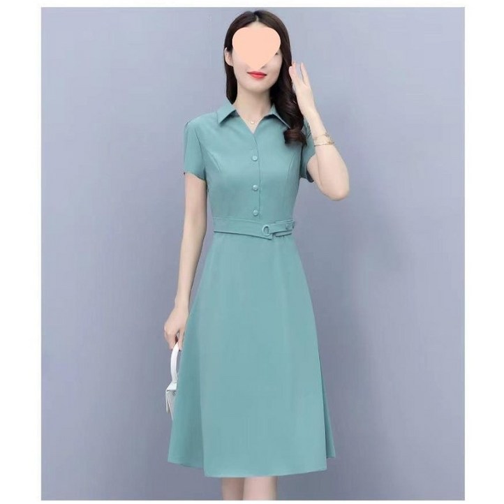 여성 그레이스 A라인 원피스 D869