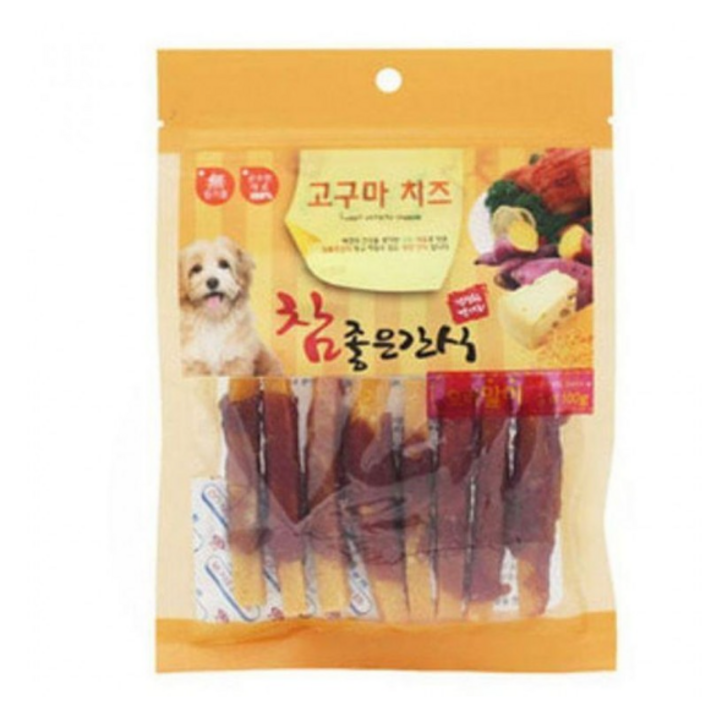 강아지 간식 오리 고구마 치즈롤, 5개