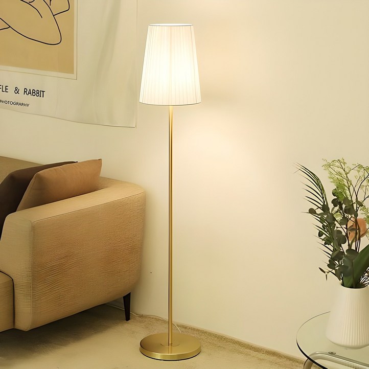 마인 장스탠드 샴페인골드 전구무료증정, 샴페인골드