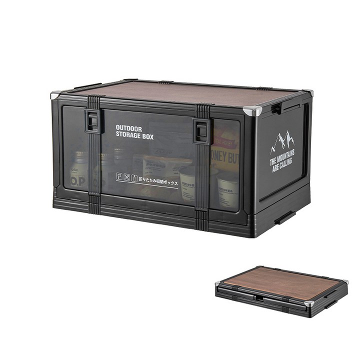 멀티 폴딩박스  캠핑폴딩박스  우드 캠핑 테이블 상판