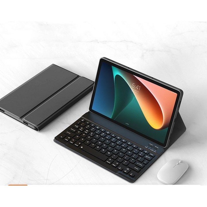 시하마 레노버 샤오신 패드 블루투스 한글 키보드케이스마우스, 샤오신 패드 2024, 블랙