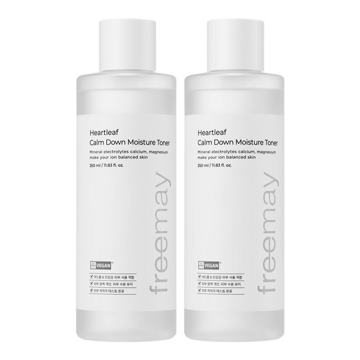 프리메이 비건 어성초 진정해 수분 토너, 350ml, 2개