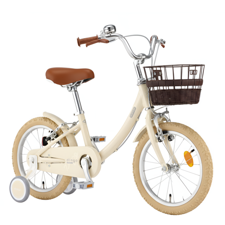 2026 삼천리자전거 딩고 16인치 아동용 보조바퀴 자전거, 1개, 108cm, 아이보리