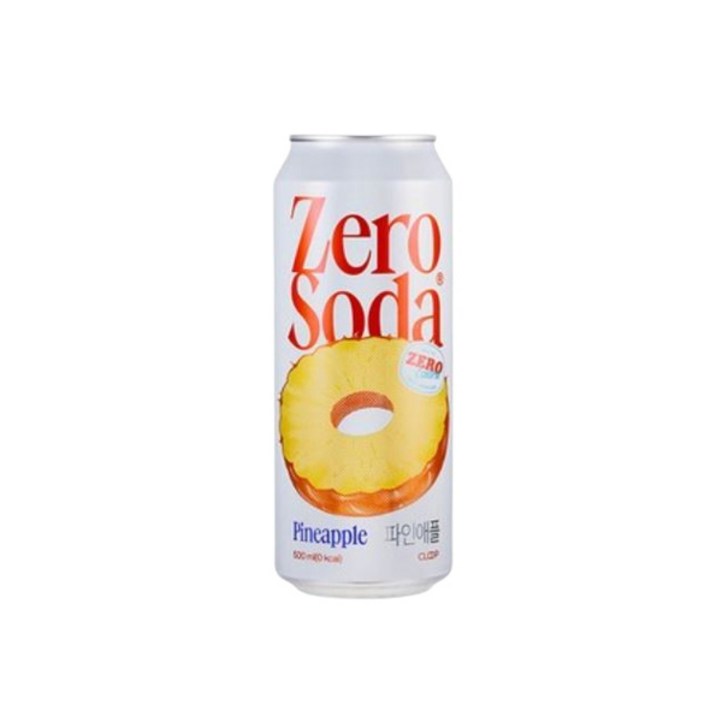클룹 제로소다 파인애플맛 500ml 24캔 제로사이다유통기한임박