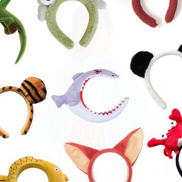 동물머리띠 200종 인싸템 학예회 생일 파티 네컷소품