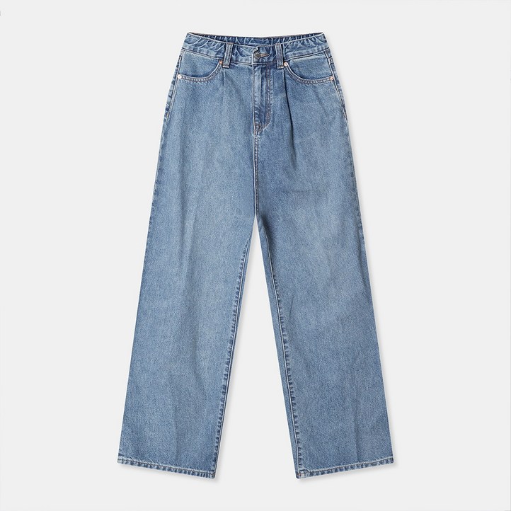 스파오 여성용 데일리지 원턱 와이드 진 SPTJD12G53