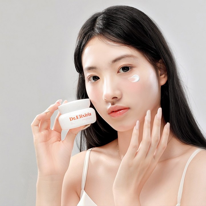 디알엘릭사 미백 크림 기능성 기미 잡티 케어 크림 주름 개선 화이트닝 톤업 영양 탄력 수분 크림, 1개, 50g