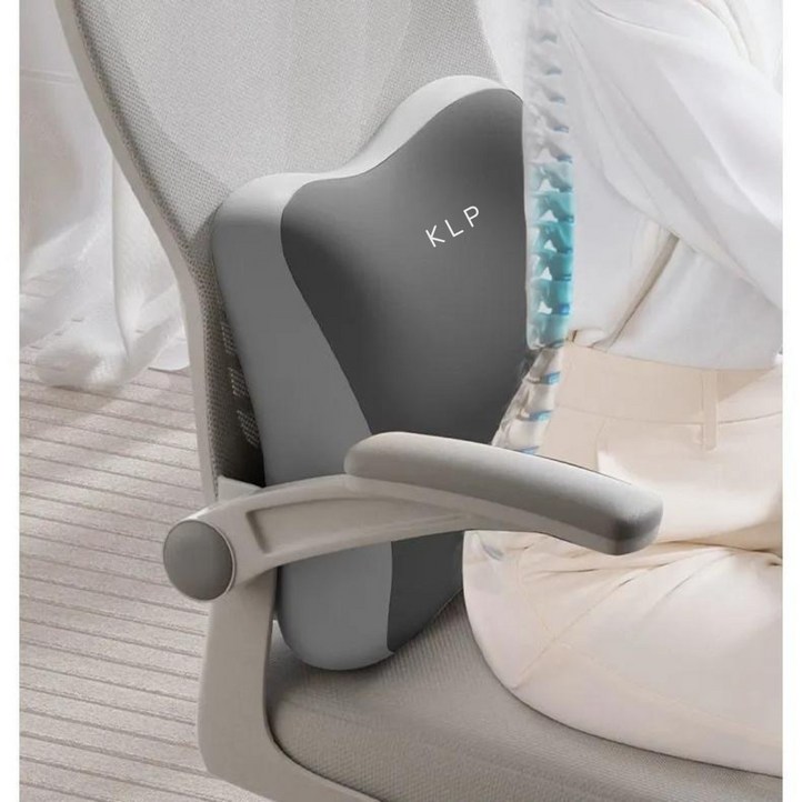 케이엘피 바른자세 사무실 허리 등받이 쿠션