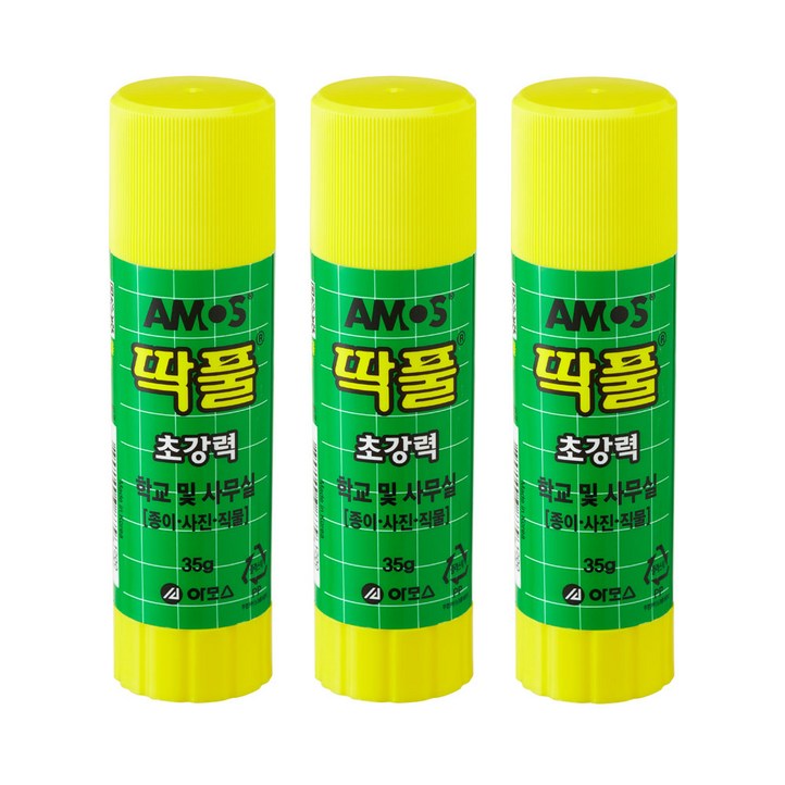 아모스 딱풀, 35g, 3개