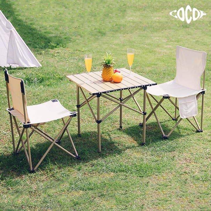 코코프 캠핑 의자테이블 세트 경량 접이식 의자 테이블 6