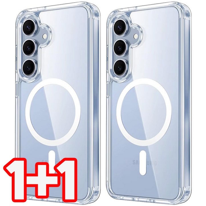 벌크온 11 갤럭시 S23 S23플러스 S23울트라 S23FE 맥세이프 지원 마그네틱 투명 케이스