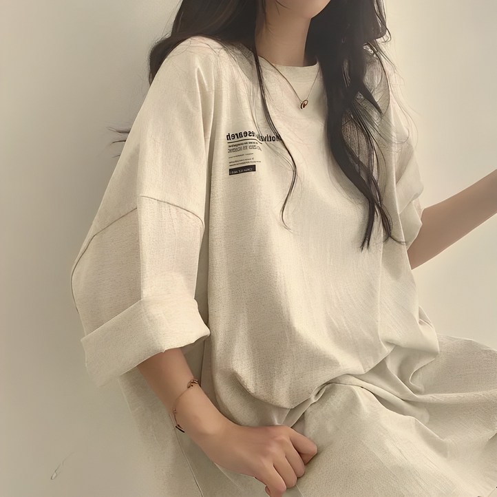 베르슈어 레터링 오버핏 빅사이즈 롱 반팔티 베르슈어 레터링 오버핏 빅사이즈 롱 반팔티