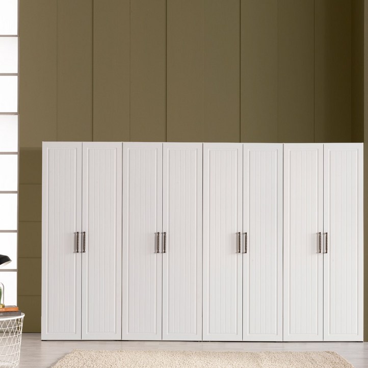 전국무료배송 사은품증정 12자 긴문장롱세트4통 넓이3240mm 양복장이불장긴옷장선반장 안방가구 장농 수납가구