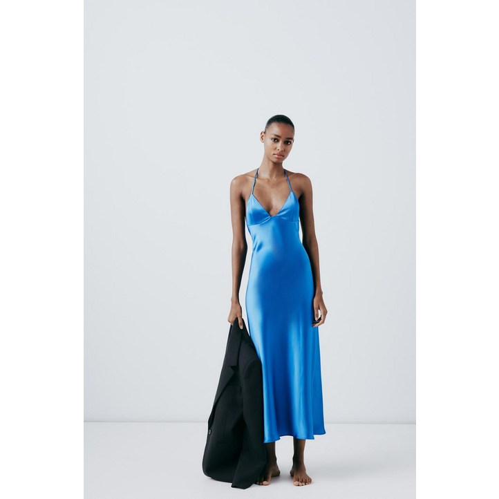 국내발송 ZARA 여성 백 스트랩 캐미솔 새틴 원피스 216132 국내발송 ZARA 여성 백 스트랩 캐미솔 새틴 원피스 216132
