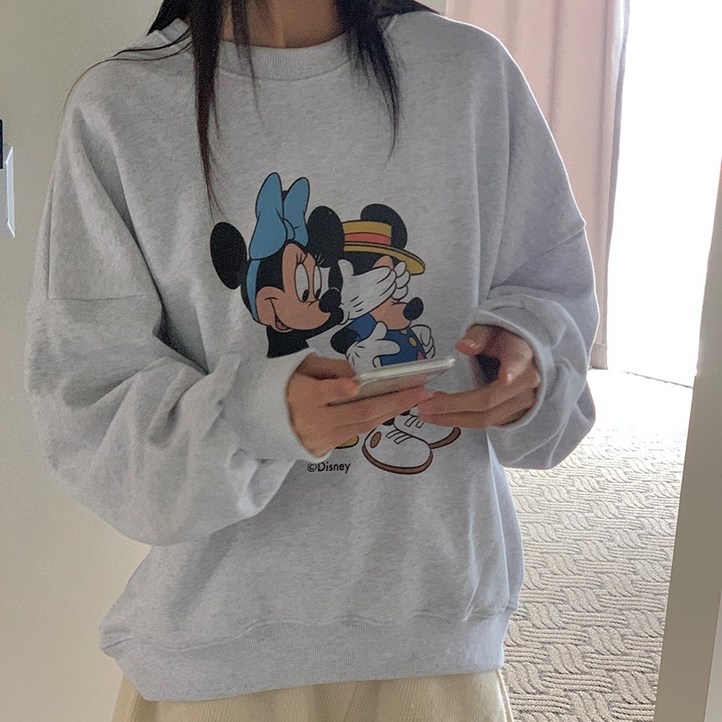 굿띵즈 디즈니정품 미키미니 데이트룩 맨투맨