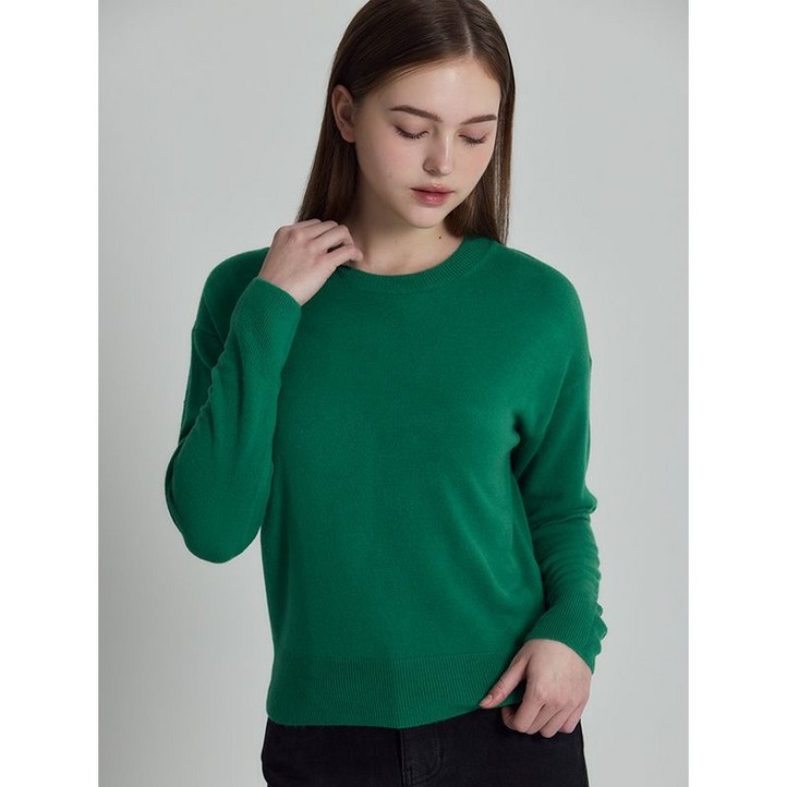 쉬즈미스 어반 베이직 라운드 니트 탑 택가격 118000원