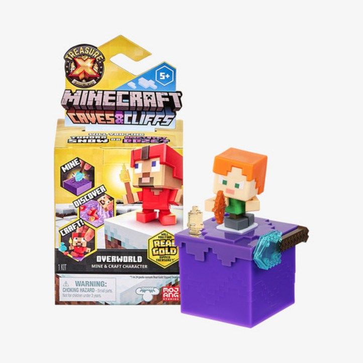 영실업 트레져X 마인크래프트 오버월드 싱글팩 S2