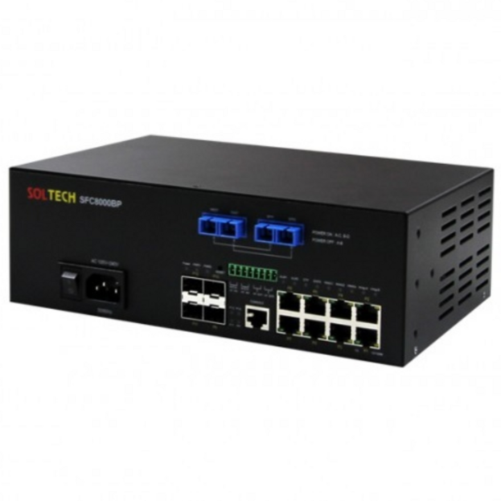 솔텍 SFC8000BP 스위칭허브 8포트4SFP 1000Mbps, 단일상품