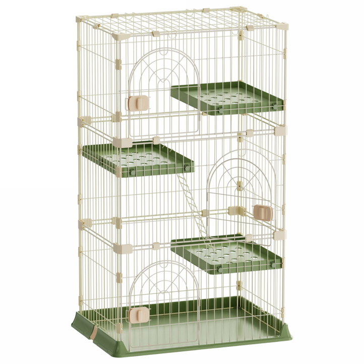 Homall 반려동물 케이지 고양이 철장 대형 캣타워, 1개, 그린