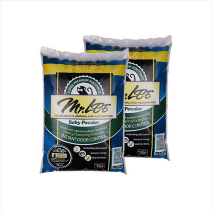 미스터리 베이비파우더 응고형 고양이 모래