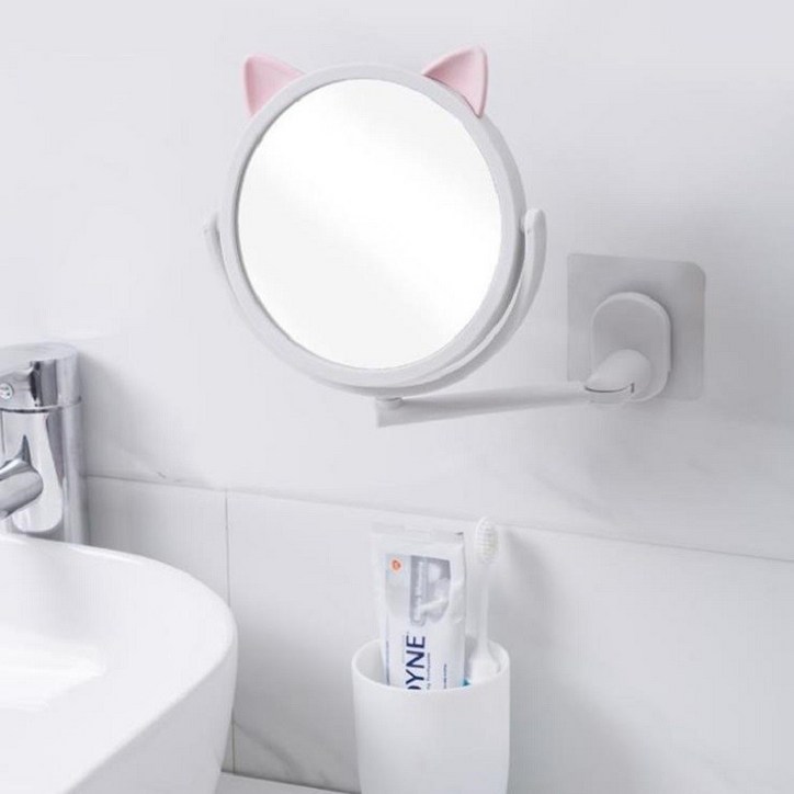 면도경 이동식 각도조절 욕실 면도경 화장대 메이크업 확대경 거울
