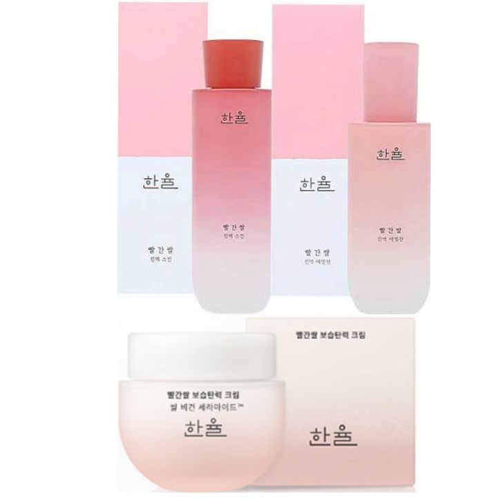 한율 빨간쌀 진액 스킨에멀젼보습탄력 크림 3종 단품