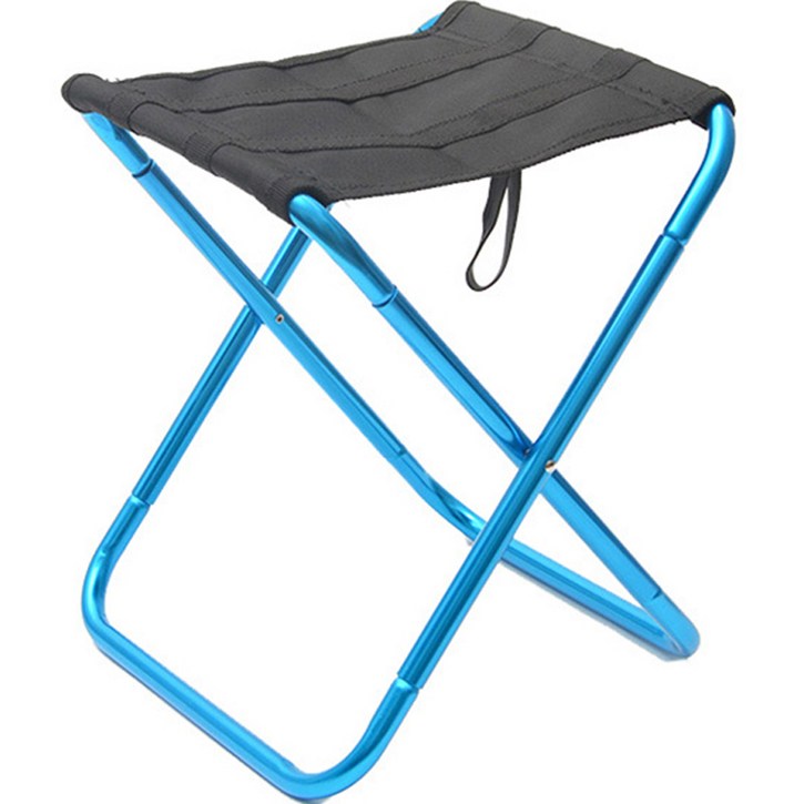 오가니코 초경량 백패킹 휴대용 캠핑 의자, 블루, 1개
