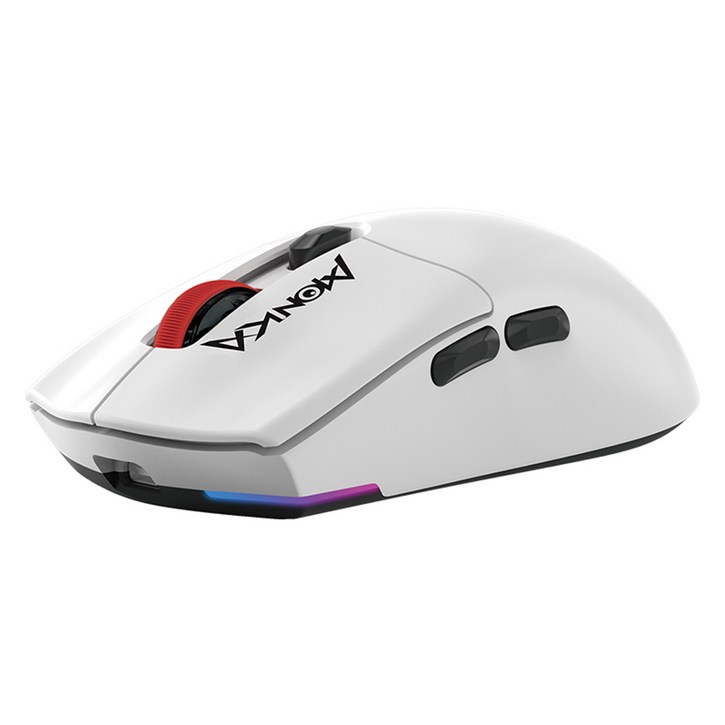 MONKA GURU 유무선 블루투스 게이밍 마우스 G995W, 혼합색상, G995W