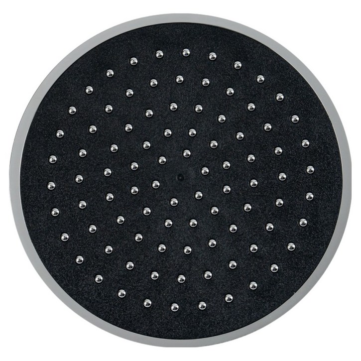 두진 클린드랍 잔수방지 해바라기 샤워기 헤드 C300, 1개, 블랙