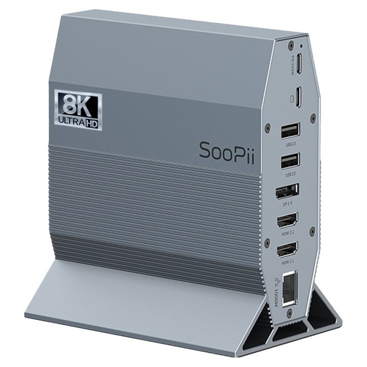 수피 15 in 1 USB4 8K 모니터확장 노트북 맥북 썬더볼트 호환 멀티포트 독 괴물허브 DS200