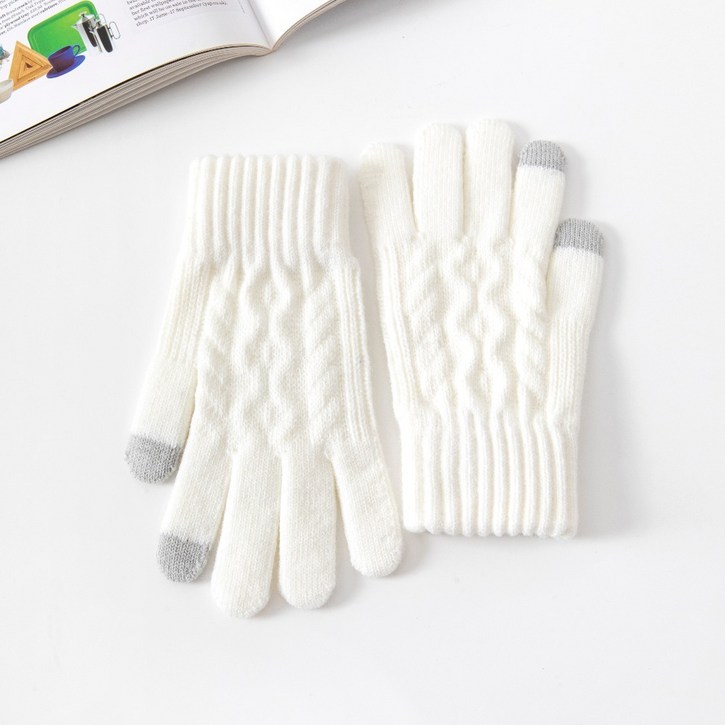 르미다 여성용 스마트 터치 겨울장갑 양손착용 세트