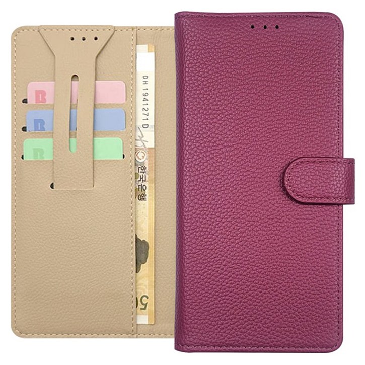 엠피에스 라비오 카드 분실 방지 포켓 다이어리 휴대폰 케이스