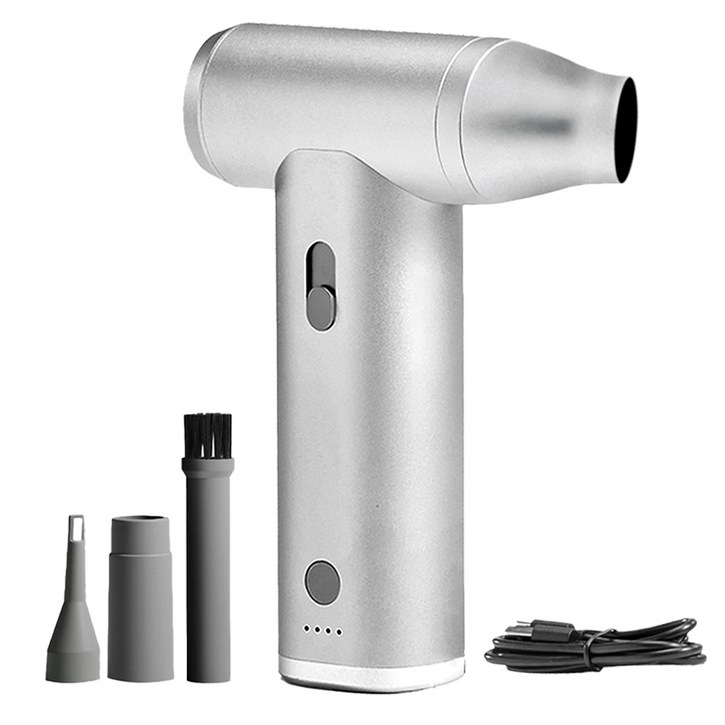 메이튼 차량용 무선 초강력 터보 에어건 노바M, MT91512, 실버