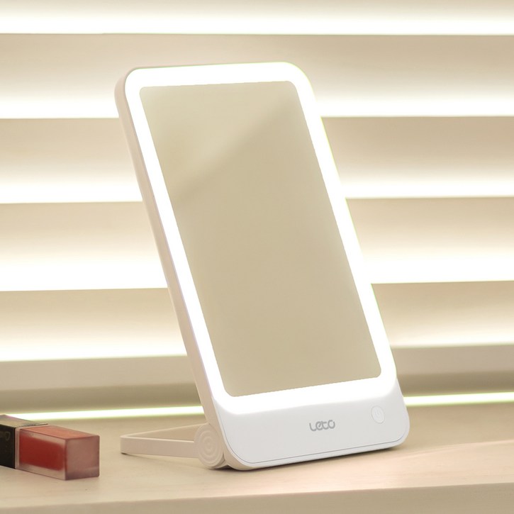레토 무선 LED 탁상거울 LLMR03 레토 무선 LED 탁상거울 LLMR03