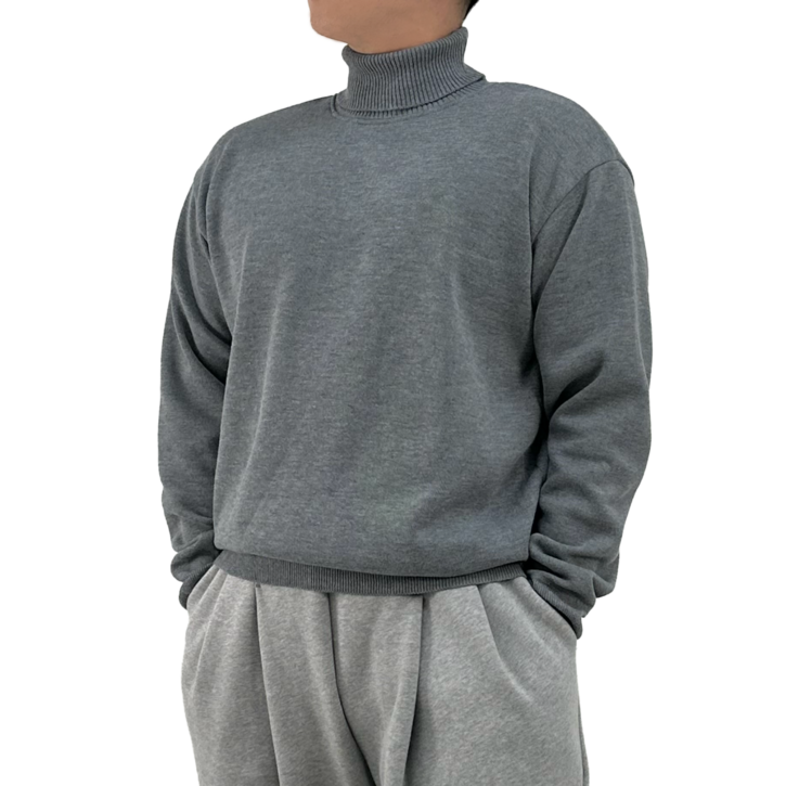 XL5XL 비크네 목이 편한 빅사이즈 오버핏 기모 목티