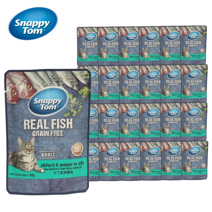 스내피톰 고양이 습식 주식 파우치 대용량