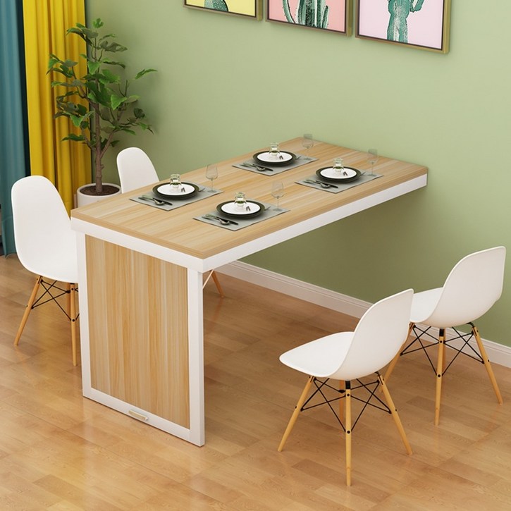 접이식 벽걸이 식탁 벽부착 접는 식탁 2인용 4인용 테이블 9