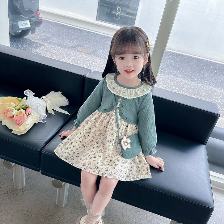 DDAMI 투톤원피스 90120