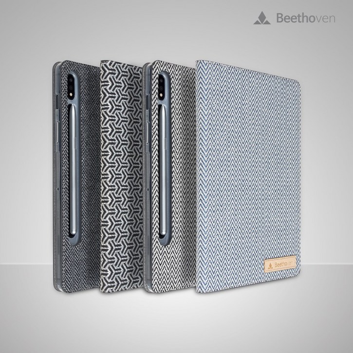 베토벤 갤럭시탭 S6 라이트 lite 헤링본, 천연가죽 스탠딩 케이스 SM-P610, SM-P615, 1개, 07_천연가죽 오렌지