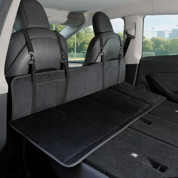 오토셀러 뒷좌석 평탄화 보드 차박 매트 차크닉 확장보드 차량용놀이방, 블랙