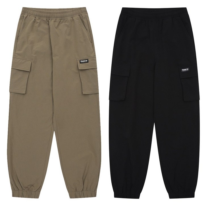 청주NC소이 나일론 입체 스판 카고 조거바지 24W0234