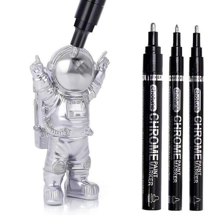 디와이툴즈 크롬 마카펜  미러도색 피규어 자동차 플라스틱 금속 전용 마커