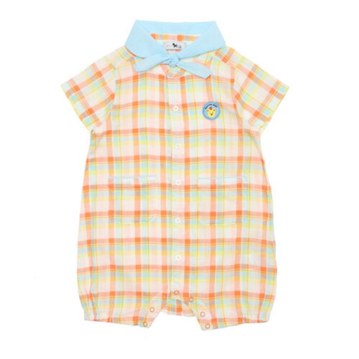 AK PLAZA 블루독베이비OR큐트체크우주복4431360105 AK PLAZA 블루독베이비OR큐트체크우주복4431360105