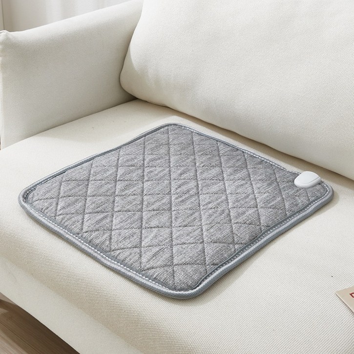 한일의료기 전기매트 전자파없는 무자계 캠핑 탄소카본매트 1인전기방석 진그레이 4545, 1인 전기방석 진그레이 45x45