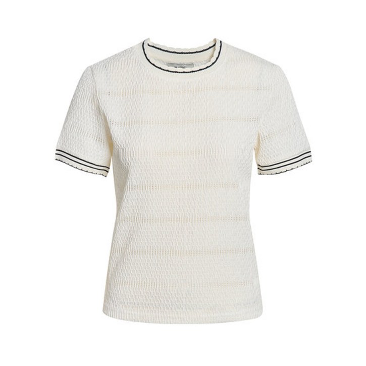 JJ지고트 제이제이 지고트라인 배색 펀칭 티셔츠 GR5R0TS501 1047994