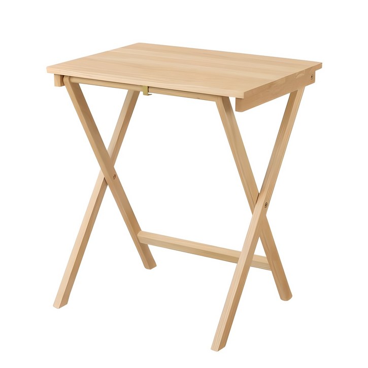 모노먼트 접이식 원목 사이드테이블