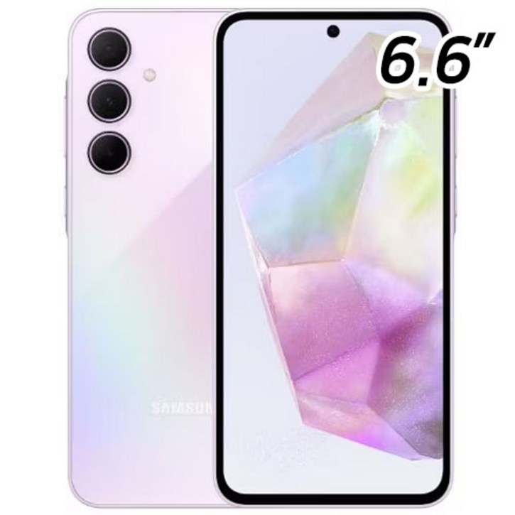 삼성전자 갤럭시 A35 SM-A356N 미사용가개통새제품 알뜰폰 통신3사 사용가능 공기계, 라일락