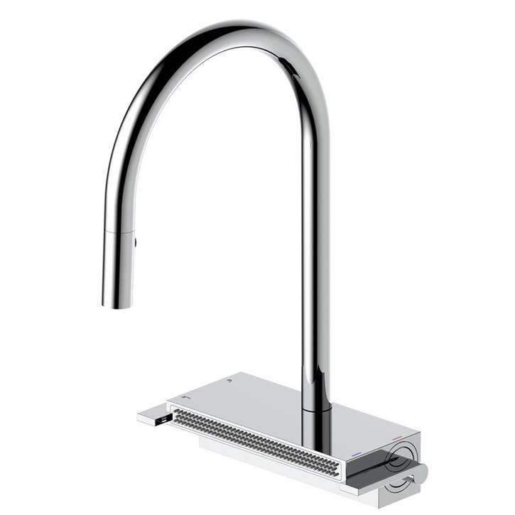 라우체 피오 TM0030 크롬 주방수전 싱크대수전 폭포수전, 1개
