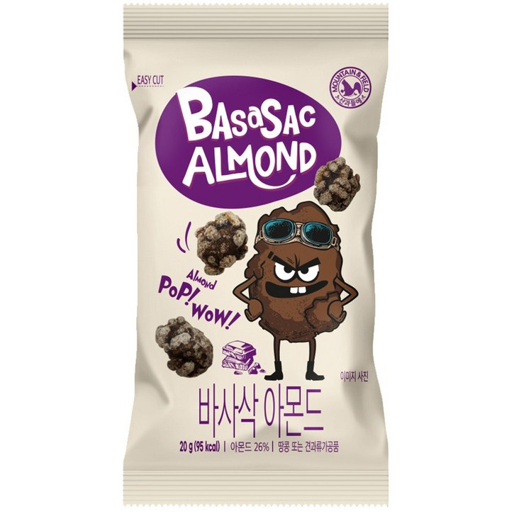 산과들에 하루견과 바사삭 아몬드, 20g, 30개