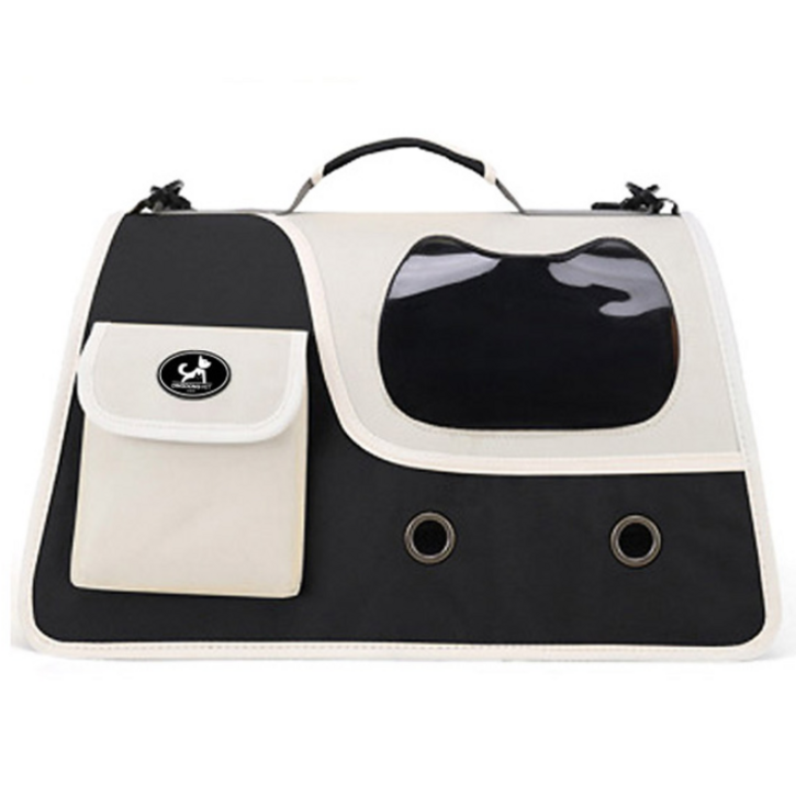 딩동펫 와이드 통풍 숄더백 반려동물 이동가방